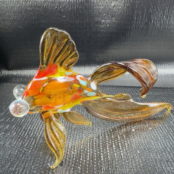 Hand Blown Russian Art Glass Fish Figurine Delicate Figure Hand Made In Russia - Picture 11 of 14